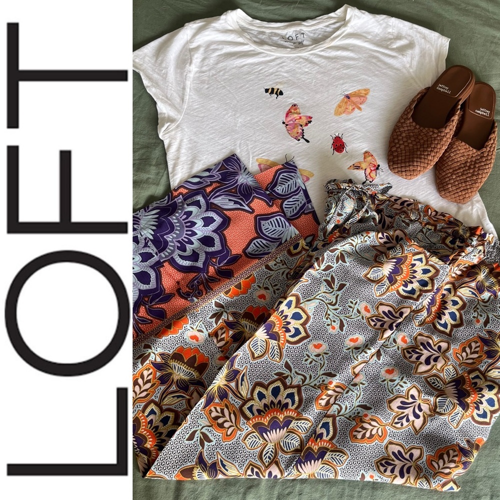 LOFT Wide Leg Resort Pant